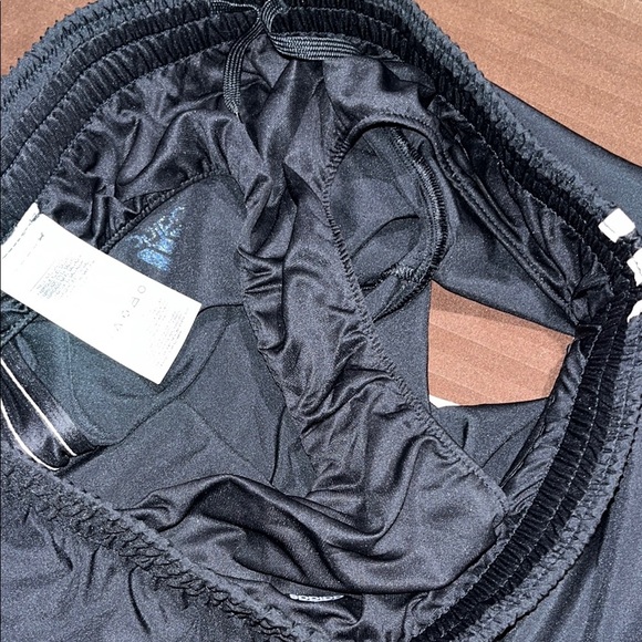 NWOT Adidas Black and Light Pink Athletic Running Shorts with Reflective Details - Picture 8 of 8